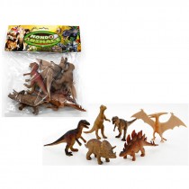 BUSTA DINOSAURI 6 PEZZI