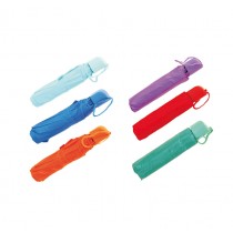 OMBRELLO MINI TINTA UNITA ASSORTITO FODERO STOFFA 11134