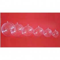 SFERA TRASPARENTE PLASTICA D. 6 CM