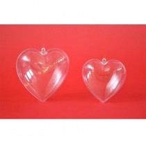 CUORE PLASTICA  8 CM