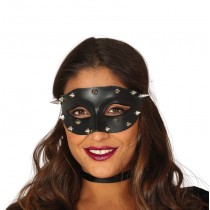 MASCHERA NERA PUNTE ARGENTO