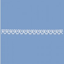 MERLETTO COTONE 12 MM ECRU 20 METRI