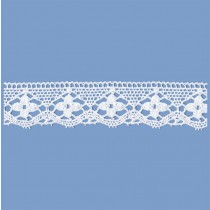 MERLETTO COTONE 36 MM ECRU 10 METRI