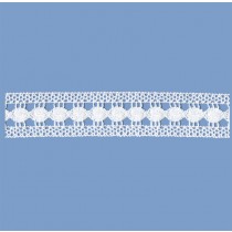 MERLETTO INCASSO COTONE 30 MM ECRU 10 METRI