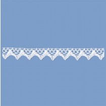 MERLETTO COTONE 18 MM BLU 20 METRI