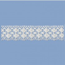 MERLETTO COTONE 38 MM BIANCO 10 METRI