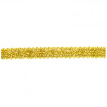 PASSAMANERIA GALLONE 9 MM 20 METRI COLORE ORO