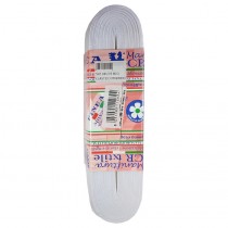 ELASTICO MORBIDO PER INDUMENTI 35 MM 10 METRI COLORE BIANCO