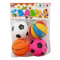 SET  I MORBIDONI 4 PALLINE CON SUONO