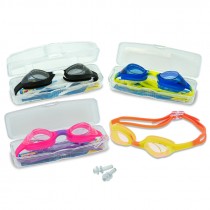 OCCHIALINI IN SILICONE 3-8 CON TAPPI ORECCCHIE BOX