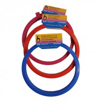 CERCHIO DA RICAMO IN PLASTICA CON VITE IN ACCIAIO DIAMETRO 13 CM