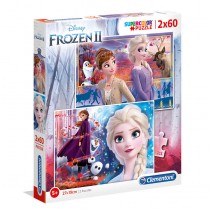 PUZZLE 2X60 FROZEN 2 CLEMENTONI