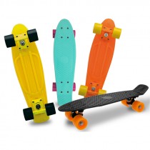 SKATEBOARD COL FLUO ABEC-5 50KG 57CM