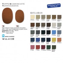 TOPPE SCAMOSCIATE TERMOADESIVE 16 X 10,5 CM BLU SCURO