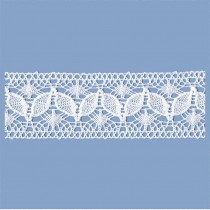 MERLETTO INCASSO COTONE 49 MM BIANCO 10 METRI
