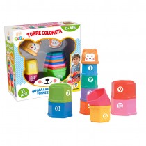 TORRE COLORATA NUMERI CON SONAGLIO ORSETTO