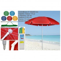 OMBRELLONE POLICOTONE 80%POLY 20%COTONE TINTA UNITA 32/32