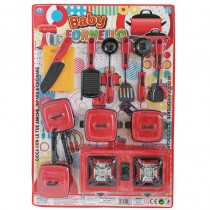 BLISTER FORNELLO CON PENTOLE ROSSE