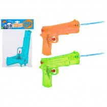 PISTOLA ACQUA BERETTA SPRUZZO TRASPARENTE 20 CM