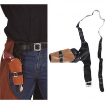 CARTUCCIERA CON PISTOLA COWBOY 25 CM