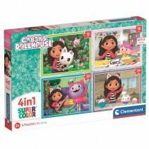 PUZZLE 4IN1 GABY'S DOLLHOUSE CLEMENTONI
