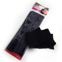 FASCIA ELASTICA COTONE 6 CM NERA CON CAVALLOTTO