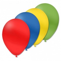 PALLONCINI PASTELLO ASSORTITI 7'' 18 CM 100 PZ