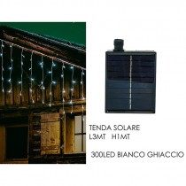 TENDA SOLARE 3MTX1MT H 300LED BIANCO GHIACCIO