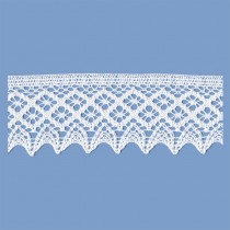 MERLETTO COTONE 56 MM BIANCO 10 METRI
