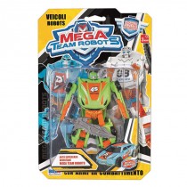 ROBOTS TRASFORMABILI MEGA TEAM 4 ASS. BLISTER