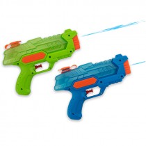 PISTOLA AD ACQUA TRASPARENTE 21 CM 2 COLORI