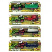 TRATTORE CON RIMORCHIO