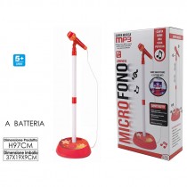 MICROFONO MP3 B/O LU/SUO ROSSO