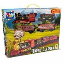 PISTA TRENO CLASSICO CON VAPORE LUCI E SUONI 177 CM