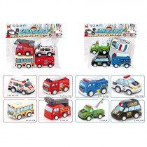 SET 4 AUTOMEZZI POLIZIA EMERGENCY