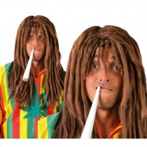 PARRUCCA RASTA CASTANA IN SCATOLA