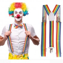 BRETELLE CLOWN MULTICOLORE
