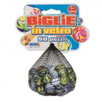 RETE BIGLIE VETRO 50 PZ. DIAM.1,5 CM