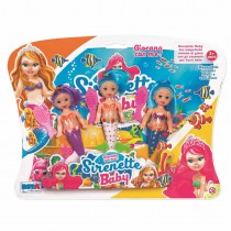 SET 3 SIRENETTE BABY 10 CM BLISTER