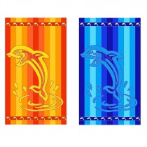 TELO MARE SWEET STRIPE DOLPHIN CM 90X165 GR 640