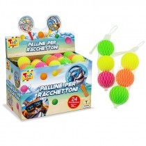 PALLINE PER RACCHETTONI FLUO 3 PZ