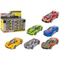 AUTO METALLO 1:43 RETROCARICA 12 ASS