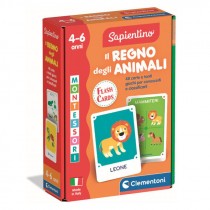 FLASH CARD MONTESSORI IL REGNO DEGLI ANIMALI CLEMENTONI