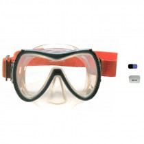 MASCHERA FLUO SENIOR VETRO TEMP SOFT-STRAP IN BOX