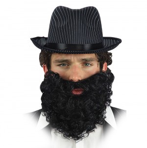 BARBA NERA LUNGA CM.18 IN BUSTA