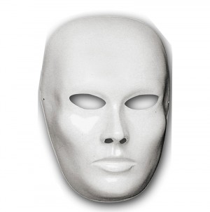 MASCHERA VISO MEDIO BIANCA