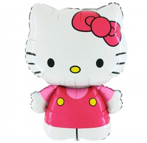 PALLONI ARGENTATI HELLO KITTY