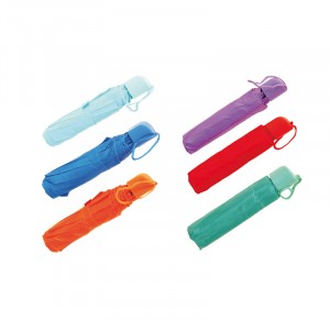 OMBRELLO MINI TINTA UNITA ASSORTITO FODERO STOFFA 11134