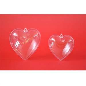 CUORE PLASTICA  8 CM