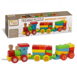 TRENINO LEGNO TRAINABILE